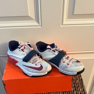 Nike Kids Sneakers in Red, Blue, and White